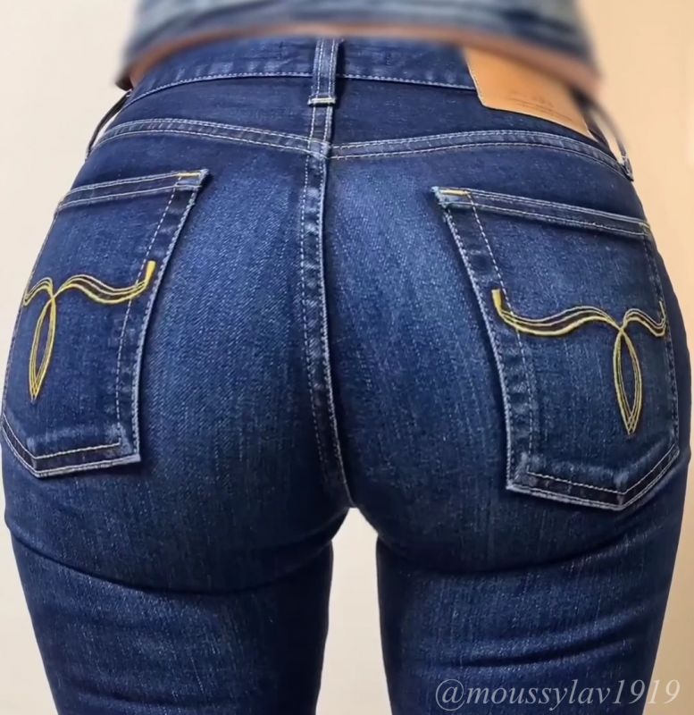 Gcolle MOUSSY肉厚尻❤️濃紺ピチピチスキニー👖ムラムラさせるデニム尻！ 981809