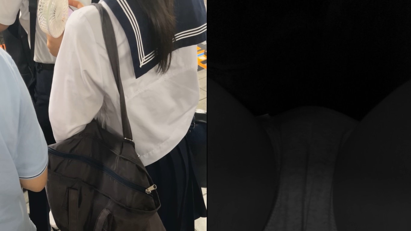 Gcolle 素人プレイ日記２３７TRAIN目★ブラまでチラ見え？王道セーラー女子の生態 chikan237.mp4 990888