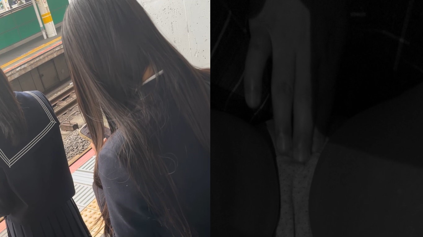 素人プレイ日記１９５TRAIN目★つやつやな唇のパンツ食い込み女子の生態