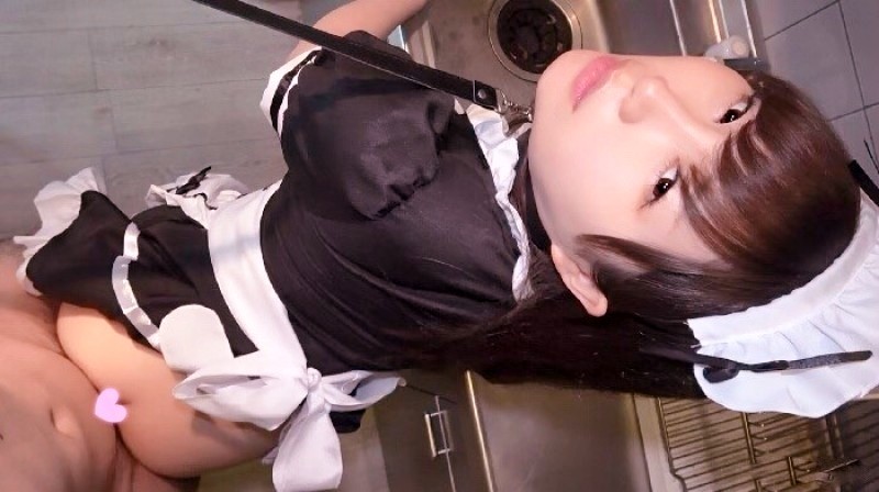 １９歳 アイドル級の激カワエロ女子に三連続中出し！！可愛い顔して生ハメ大好き女子を性処理担当メイドにペット化