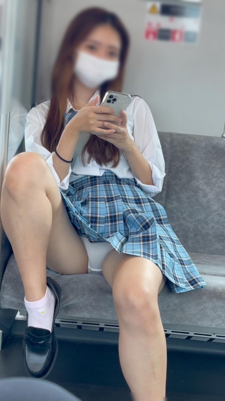 Gcolle 撮影日記198　続・超久しぶりの激カワ美脚モデルが再登場！！元祖超美脚美人Jを電車内で撮影【※完全主観20分超撮影】 986201