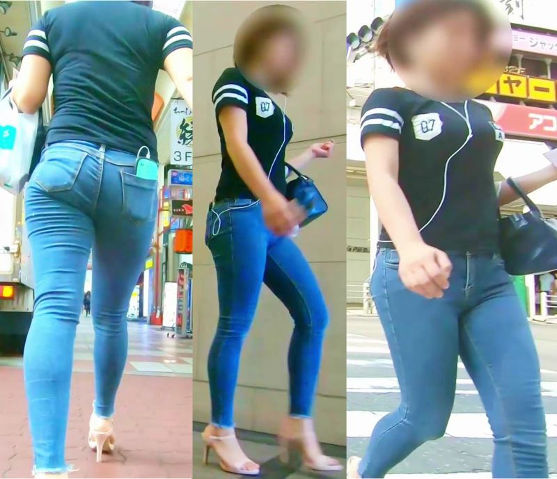 No.199美尻×美脚で周囲の男子を絶賛悩殺を目論んでいる疑惑の「歩くドスケベ」お姉さん