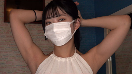 ノースリーブワキチェック【ゆき(22)居酒屋バイト】