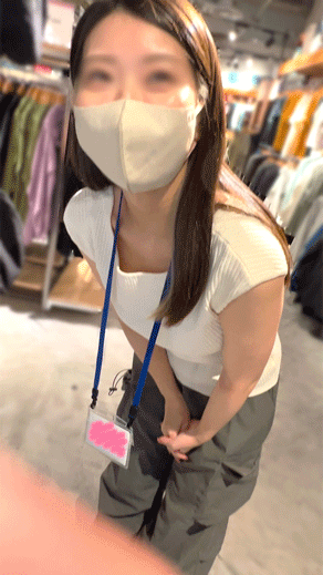 Gcolle 【働く女性の胸ちら ver.3】 〜スポーツ用品店で働く純白美女の胸ちら〜 munenomi03.mp4 988817