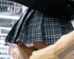 Gcolle PPV 524042 超ミニスカ制服ギャルパンチラ　短すぎるスカートからパンツまる見え＆スカートめくってお尻触りまくり！！Part2
