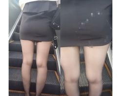 Gcolle PPV 957188 黒パンストの美脚OLにぶっかけ悪戯　肉感のたまらないタイトスカートお尻