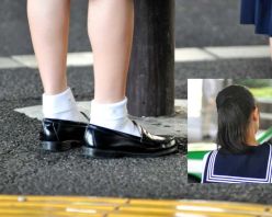 Gcolle PPV 553987 信号待ちのみつおりちゃん！（夏服セーラー服・ポニーテール）　53枚！