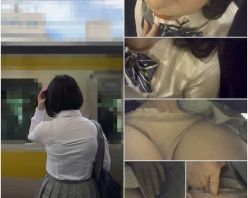 Gcolle PPV 913909 [電車系]ガ系。黒髪ショートの制服K