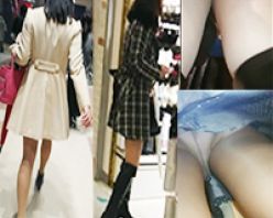 Gcolle PPV 741024 がちんこ撮影録6 ハイヒールとブーツのギャル　エスカレータ＆階段で逆さ撮り♪