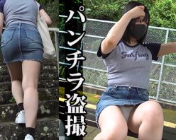 Gcolle PPV 860496 パンツ撮られて濡れちゃったスケベなデニムミニスカ女子（1） 駅ホームでパンチラ盗撮編