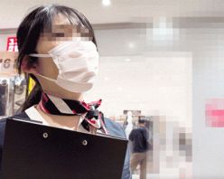 Gcolle PPV 973326 11某携帯ショップの色白儚げ美人店員さん♡胸チラ＆テーブル下でこっそり食い込み直し♥