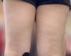 Gcolle PPV 981807 ムチムチ生足ショートパンツ美女をエスカレーターで接写