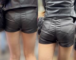 Gcolle PPV 992386 レザーパンツが似合うパンティラインくっきり美女