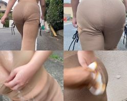 Gcolle PPV 916996 【街撮り】ウォーキング中のセクシーお姉さんをピッタシ背後から盗撮して最後に水をぶっかけて声かけ痴かんして逃走