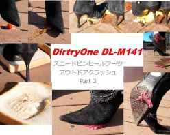 gcolle PPV DirtyOne DL-M141 FHD スエードピンヒールブーツ　アウトドアクラッシュ Part 3 DirtyOne